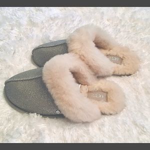 UGG Scuffette II Sparkle Slippers, Size 8